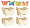 apliques calados madera forma mariposas medida 100x70mms aprox 4 modelos x10 unidades 0