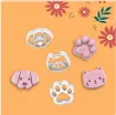 cortantes plastico mini para fondant masas modelo perro gato pata medida 40mms aprox x3 modelos 2