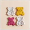 cortantes plastico mini para fondant masas modelo ositos x2 medidas 33mm 39mms 0