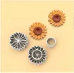 cortantes plastico mini para fondant masas modelo girasol centro medida 35mms 2