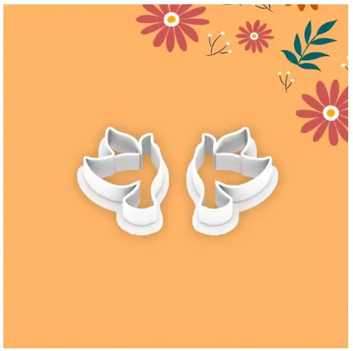 cortantes plastico mini para fondant masas modelo paloma mini x2 medida 20mms 0