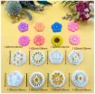 cortantes plastico mini para fondant masas modelo flores mini x8 medida 26mms 1