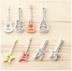 cortantes plastico mini para fondant masas modelo guitarras x4 medida 45mms 2