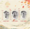 cortantes plastico mini para fondant masas modelo hongos x3 medida 33mms 1
