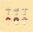 cortantes plastico mini para fondant masas modelo hongos x3 medida 33mms 2