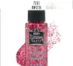 pintura acrilica purpurina brillo holografico glitter glitz folk art 2oz 59ml color 7363 red rojo 0