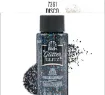 pintura acrilica purpurina brillo holografico glitter glitz folk art 2oz 59ml color 7361 black 0