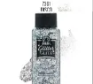 pintura acrilica purpurina brillo holografico glitter glitz folk art 2oz 59ml color 7371 silver 0