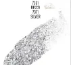 pintura acrilica purpurina brillo holografico glitter glitz folk art 2oz 59ml color 7371 silver 1