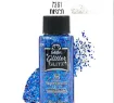 pintura acrilica purpurina brillo holografico glitter glitz folk art 2oz 59ml color 7368 blue azul 0