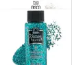 pintura acrilica purpurina brillo holografico glitter glitz folk art 2oz 59ml color 7367 teal turqu 0