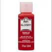 pintura acrilica brillante acrylic paint glossy folk art 2oz 59ml color radiant red rojo radiante 0