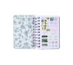 agenda 2027 mooving 15x10cms 224 paginas modelo spring dos dias por pagina espiral 2