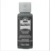 pintura acrilica brillante acrylic paint glossy folk art 2oz 59ml color 11833 phantom gray gis fantasma 0