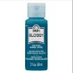 pintura acrilica brillante acrylic paint glossy folk art 2oz 59ml color 11826 poolside azul piscina 0