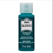 pintura acrilica brillante acrylic paint glossy folk art 2oz 59ml color 11825 tropical green verde 0
