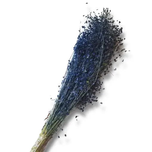 ramo flores secas brisas 50cms color azul 0