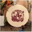 stencil plantilla reutilizable 15x15cms modelo vino 2