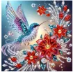 set pintura diamantes art gem 5d lamina 15x15cms motivo floral colibri k595 0