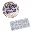 molde silicona para resina epoxi modelo colgantes dijes x11 formas mariposa 30 60mms 151x77x6mms 0
