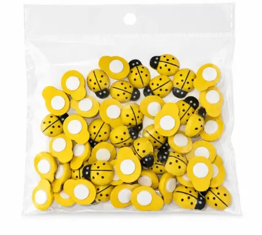 san antonios minis amarillos adhesivo 14x19mm x50 unidades 0