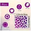 stencil plantilla reutilizable medida 10x10cms modelo animal print set x12 motivos diferentes 1
