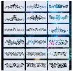 stencil plantilla reutilizable medida 14x7cms modelo guarda x18 motivos diferentes por unidad 0