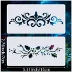 stencil plantilla reutilizable medida 14x7cms modelo guarda x18 motivos diferentes por unidad 1