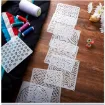 plantilla patrones bordado sashiko 10x10cms varios motivos por unidad 2