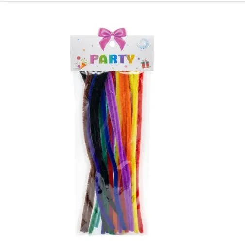 limpia pipas cheniles color 30cms x20 unidades colores diferentes 0