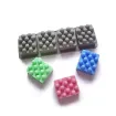 molde silicona grado alimenticio para jabones masas resina 28x9cms x4 rectangular masajeador 0