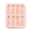 molde silicona grado alimenticio para chocolate masas resina jabones 19x15x2cms pata gato x8 1