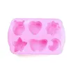 molde silicona grado alimenticio para chocolate masas resina jabones 16x10x2 5cms bombones x6 1