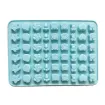 molde silicona grado alimenticio para chocolate masas jabones resina 208x150x10mm miniaturas x54 0