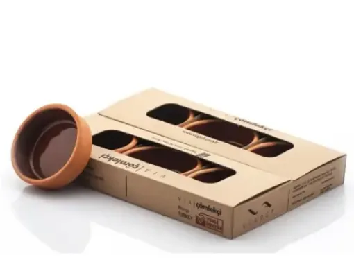 bowl barro esmaltado por dentro cazuela 12x4cm por unidad 0