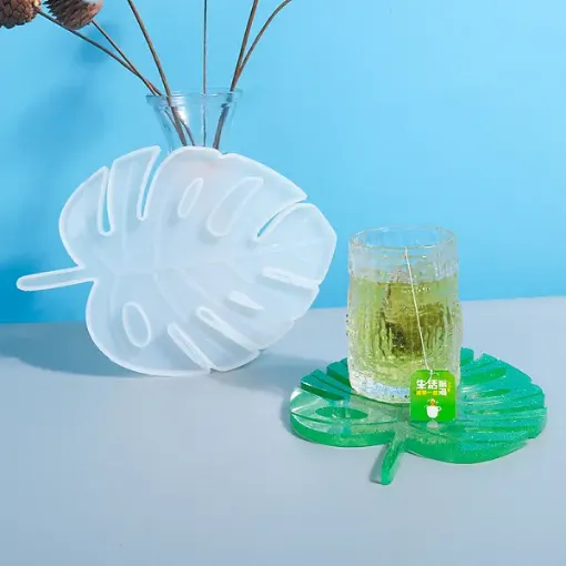 molde silicona para resina epoxi modelo bandeja tapete posavasos hoja medida 248x175x10mms 0