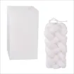 molde silicona para velas resina epoxi modelo velon 3d nudos medida 59x68x130mms 0