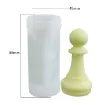 molde silicona para resina epoxi modelo pieza ajedrez peon medida 45x45x88mms 0