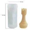 molde silicona para resina epoxi modelo pieza ajedrez torre medida 45x45x95mms 0