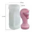 molde silicona para resina epoxi modelo pieza ajedrez caballo medida 48x45x97mms 0