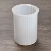 molde silicona para resina epoxi modelo velon mini cilindro rayado medida 54x54x71mms 3