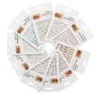 sticker apliques facetados autoadhesivos 3d nail art varias formas colores 0