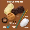 kit crochet para hacer amigurumis brucilla modelo frijoles frios medida 11cms 1