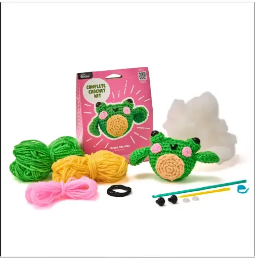 kit crochet para hacer amigurumis brucilla modelo becky la pajarita medida 13cms 0