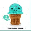 kit crochet para hacer amigurumis brucilla modelo ramone el cono medida 14cms 2