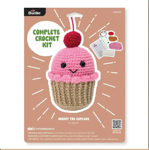 kit crochet para hacer amigurumis brucilla modelo sherry la magdalena medida 13cms 0
