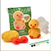 kit crochet para hacer amigurumis brucilla modelo dalila la patita medida 13cms 0