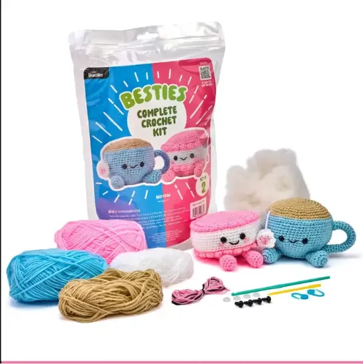 kit crochet para hacer amigurumis brucilla modelo mejores tes medida 13cms 0