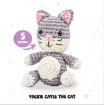 kit crochet para hacer amigurumis brucilla modelo caylee la gata medida 13cms 2