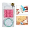 sello marcador abecedario guia plastico circular letras numeros 6mms b68cookie stamper 0